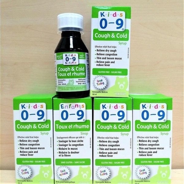 Siro Ho Cảm Lạnh Cough & Cold Syrup For Kids 0 - 9y chính hãng Canada