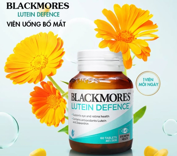 Blackmores Lutein Defence uống mỗi ngày cho đôi mắt sáng khỏe