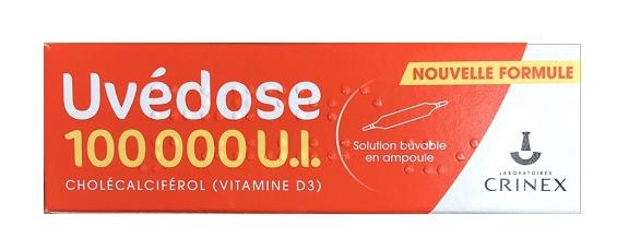 Vitamin D3 Uvedose liều cao 100000 UI của Pháp