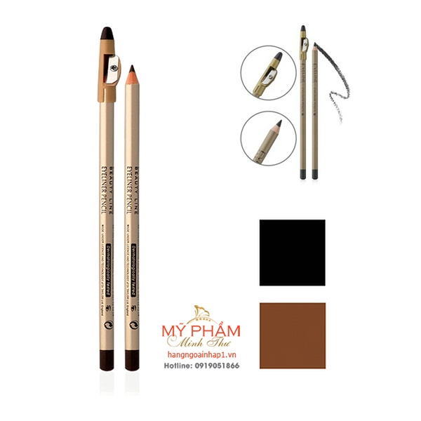 Chì kẻ mắt màu nâu, nâu đen, đen Eveline