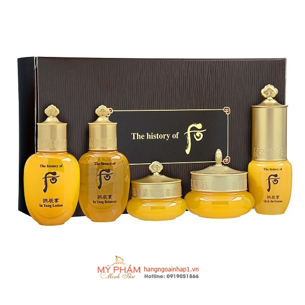 Set dưỡng da Whoo vàng 5 sản phẩm
