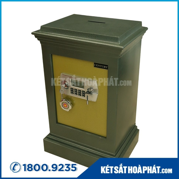 Hệ khóa điện tử bảo mật an toàn trên két sắt hòm công đức Century KCD900