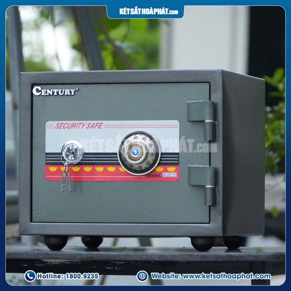 Két sắt Mini chống cháy Century CF260-NC Khoá Cơ