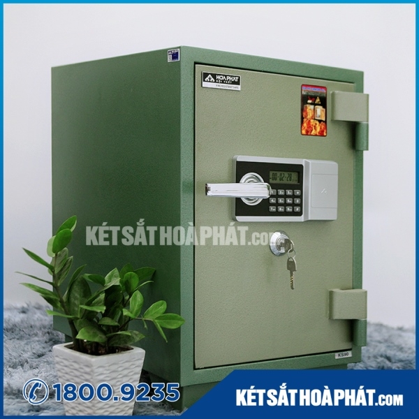 Két sắt Hòa Phát KS90K1DT Điện Tử Chống Cháy