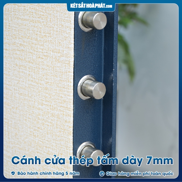 Cửa két sắt SC40DM dày 7mm chống cạy phá, chống khoan hiệu quả