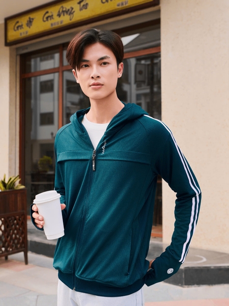 Áo Chống Nắng Nam 2 Lớp Cool Air trơn Laroma| UPF50+ | Vải Thơm | Làm Mát | Thời Trang | Đa Dụng