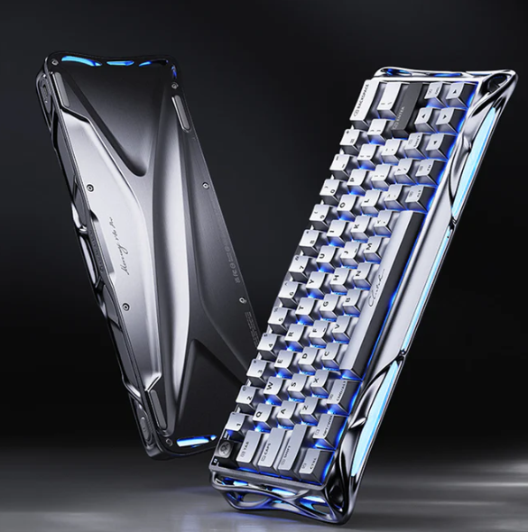 Bàn Phím GravaStar Mercury V60 Pro Deluxe Edition - Chrome Silver