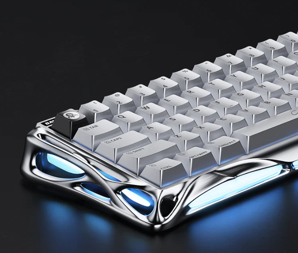 Bàn Phím GravaStar Mercury V60 Pro Deluxe Edition - Chrome Silver