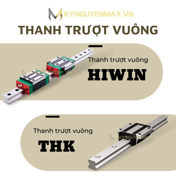 Thanh trượt vuông