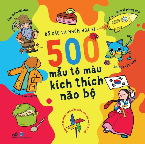 500 MẪU TÔ MÀU KÍCH THÍCH NÃO BỘ - BÁM SÁT CHƯƠNG TRÌNH MẪU GIÁO MỚI CHO TRẺ 3-6 TUỔI