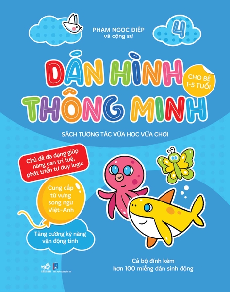 DÁN HÌNH THÔNG MINH CHO BÉ 1-5 TUỔI, TẬP 4