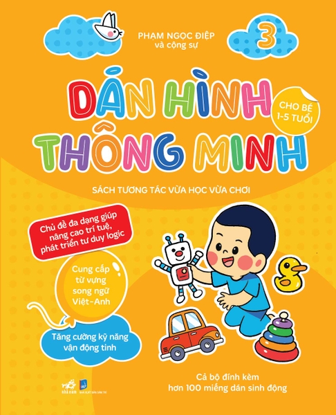 DÁN HÌNH THÔNG MINH CHO BÉ 1-5 TUỔI, TẬP 3
