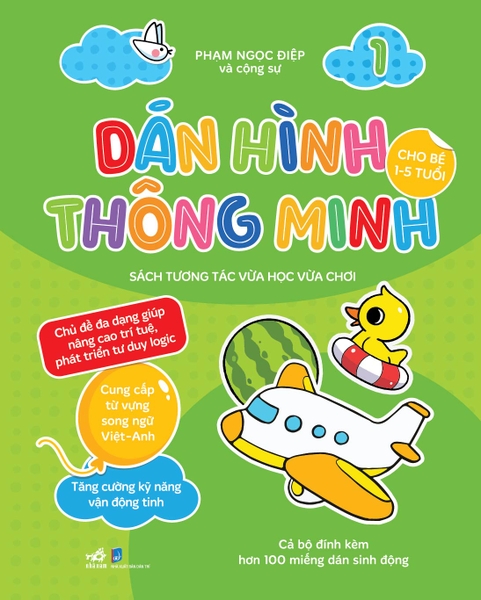 DÁN HÌNH THÔNG MINH CHO BÉ 1-5 TUỔI, TẬP 1