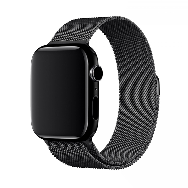 Dán Bảo Vệ Cho Apple Watch - Đen Bóng Thép