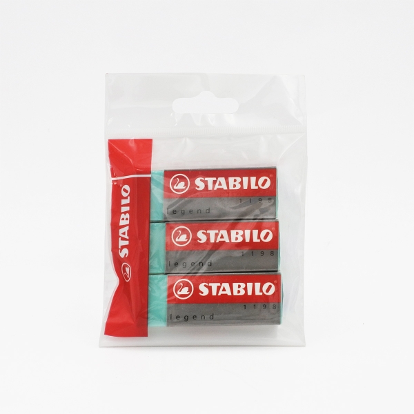 Lot De 6 Gommes Stabilo Colorées - Effaçage Propre, Sans Résidu, 62mm