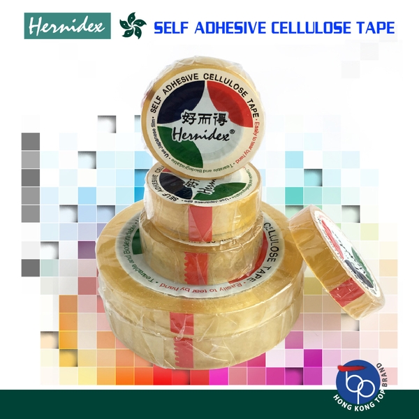 bang-keo-trong-hernidex-self-adhesive-cellulose-tape-hdst