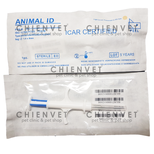 Animal ID (Microchip cho động vật) ISO 11784/11785 x 8mm