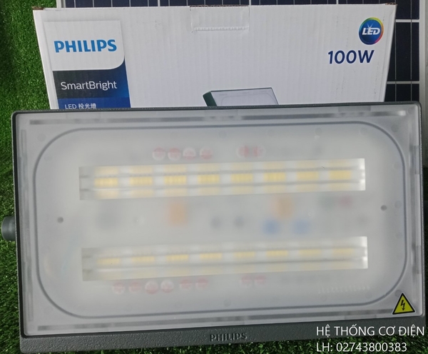 Đèn Led Pha Philips BVP174 LED95/CW 100W WB GREY CE