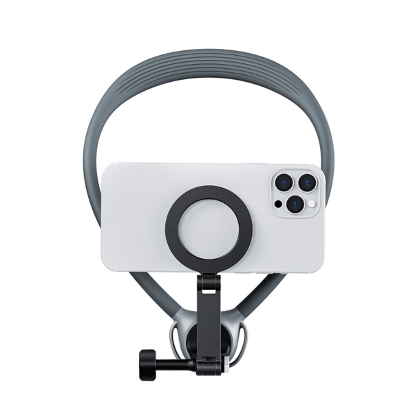 Telesin P2-HNB-02 - Vòng đeo cổ 2 in 1 hỗ trợ quay POV kết nối từ tính dành cho điện thoại và action camera
