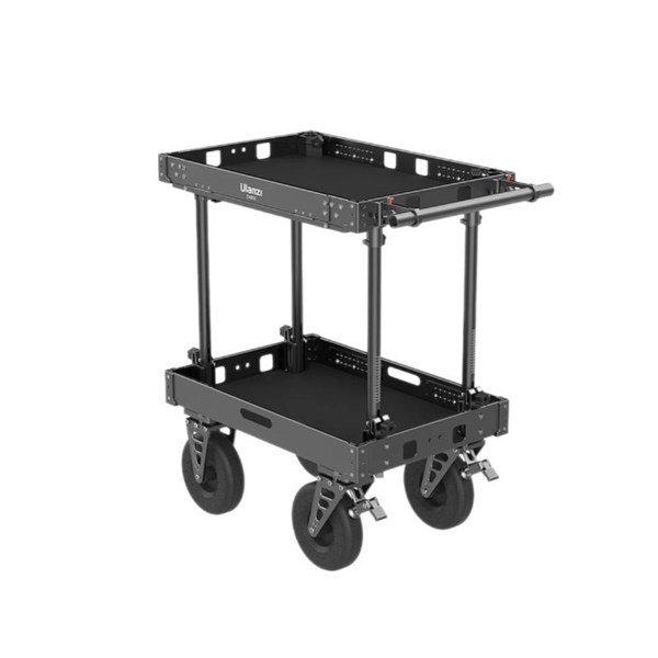 Xe đẩy lưu trữ thiết bị 2 tầng setup phụ kiện studio chuyên dụng Ulanzi CAR01 tải trọng 250kg chính hãng