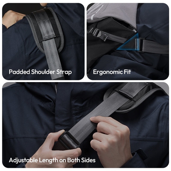 Ulanzi TE88 Túi đeo chéo đựng máy ảnh dung tích mở rộng 15L chính hãng