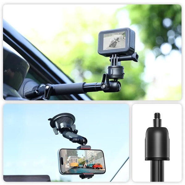 Ulanzi ZJ01 Go Quick II Magnetic Suction Cup Mount cho Action Camera và điện thoại Smartphone