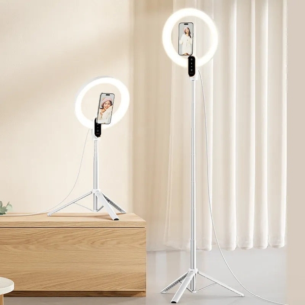 Đèn Ring livestream chuyên nghiệp Ulanzi LT030 tích hợp chân tripod và giá đỡ điện thoại Magsafe