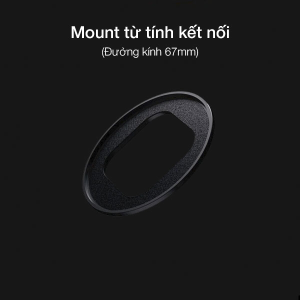 Bộ kit ốp case + Filter và Mount 67mm từ tính hỗ trợ chụp ảnh cho iPhone 15 Pro Promax (6 In 1)