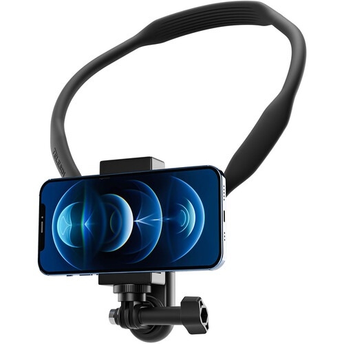 Telesin TE-HNB-003 - Vòng đeo cổ silicone gắn action camera và điện thoại thông minh, tháo lắp nhanh chính hãng