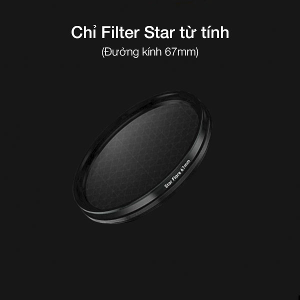 Bộ kit ốp case + Filter và Mount 67mm từ tính hỗ trợ chụp ảnh cho iPhone 15 Pro Promax (6 In 1)