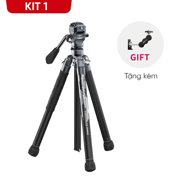 Ulanzi F38 Quick Release Video Travel Tripod 3318 cao cấp chính hãng