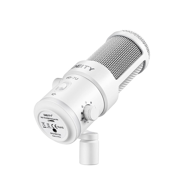 Micro Deity VO-7U bản base kèm Mini Tripod để bàn Podcast tiện lợi White Edition