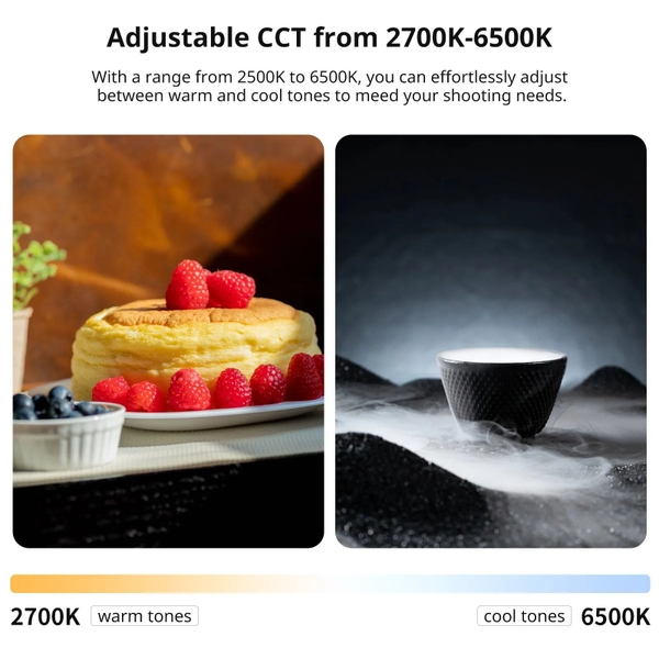 Ulanzi UA20 đèn ống dạng túi khí Bi-color công suất 20W hỗ trợ kết nối từ tính tiện lợi chính hãng