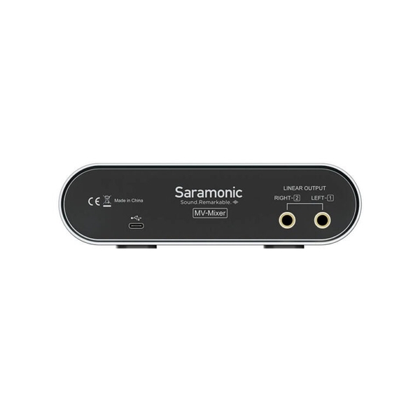 Saramonic MV Mixer dual-channel audio interface Bộ hỗ trợ thu âm USB kênh đôi chính hãng