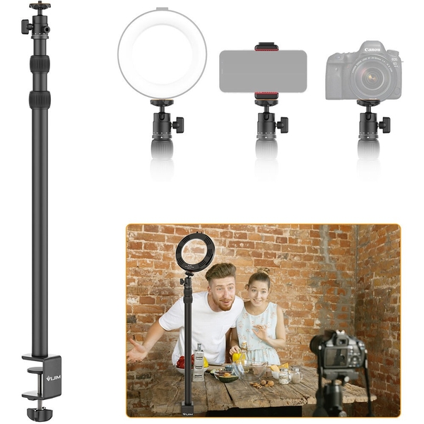 VIJIM LS03 Desktop Extendable Stand - Arm kẹp bàn gắn điện thoai, máy ảnh, Spotcam, đèn trợ sáng tiện lợi