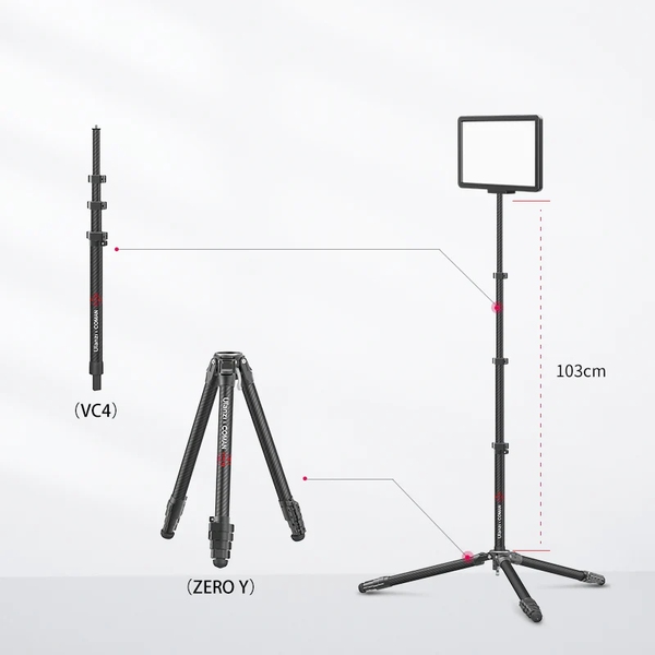 Ulanzi Coman Zero Y Travel Tripod - Chân máy ảnh cao cấp carbon siêu nhẹ