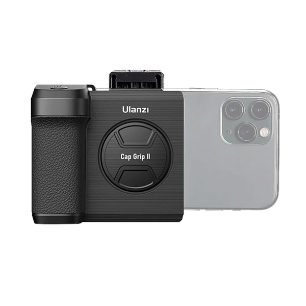 Tay cầm chụp hình cho điện thoại Ulanzi CG01 CapGrip II tích hợp nút bluetooth và gương soi