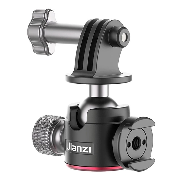 Ulanzi U-130 Universal Ballhead cho Gopro với đầu điều chỉnh Đa năng có thể xoay 360 độ - Chính hãng