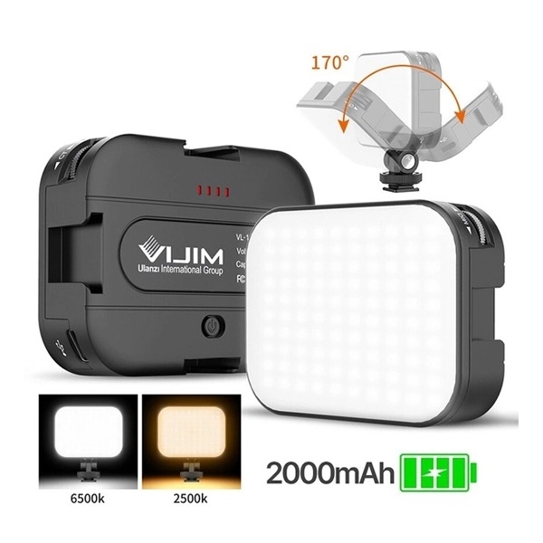Đèn Led VL100C Bi-Color Video Light - Pin tích hợp 2000Mah