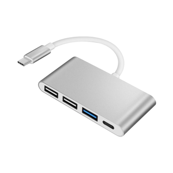 Hub chuyển USB 3.1 Type-C ra 1 cổng USB 3.0 và 2 USB 2.0 kèm một cổng PD 87W - HL559 4 IN 1