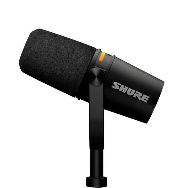 Micro thu âm Shure MV7+ Kit có sẵn chân đế chuyên dụng cho podcast, livestream, chương trình radio chính hãng