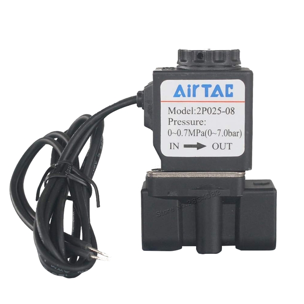 Van điện tử tự động Selenoid Airtac 2P025-08 12V chính hãng