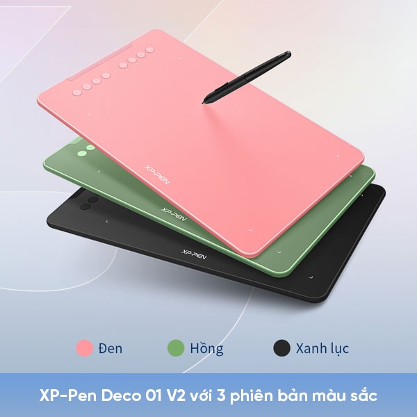 Bảng vẽ điện tử XP-Pen Deco 01 V2 hỗ trợ cảm ứng nghiêng chính hãng