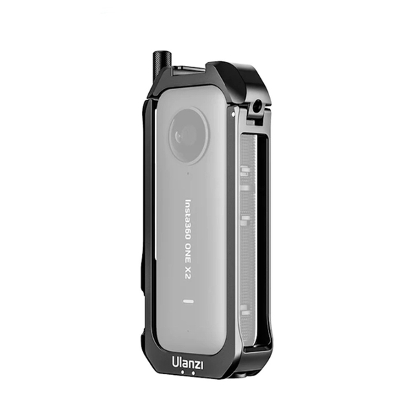 Khung bảo vệ Insta360 ONE X3 SKU 3197 bằng kim loại Ulanzi có tích hợp ngàm mở rộng gắn đèn và micro