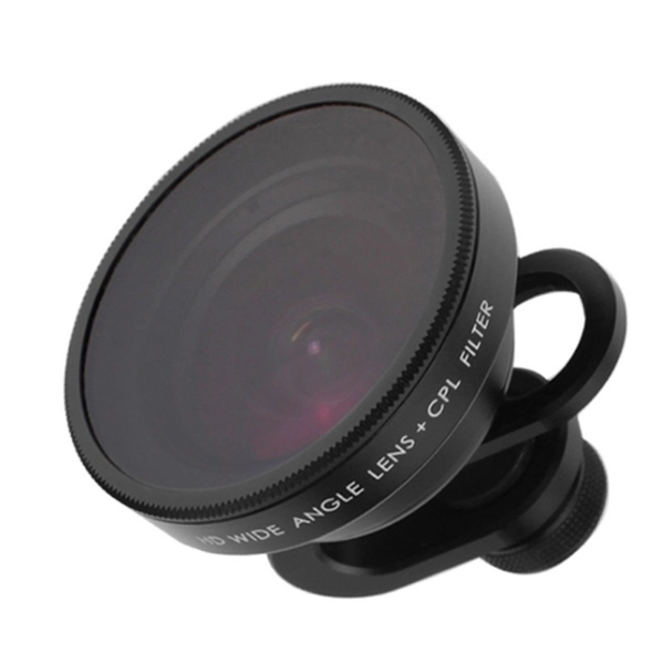 Lens góc rộng Pholes 16mm 110 độ - Kèm kính phan cực CPL cho điện thoại