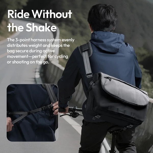 Ulanzi TE88 Túi đeo chéo đựng máy ảnh dung tích mở rộng 15L chính hãng