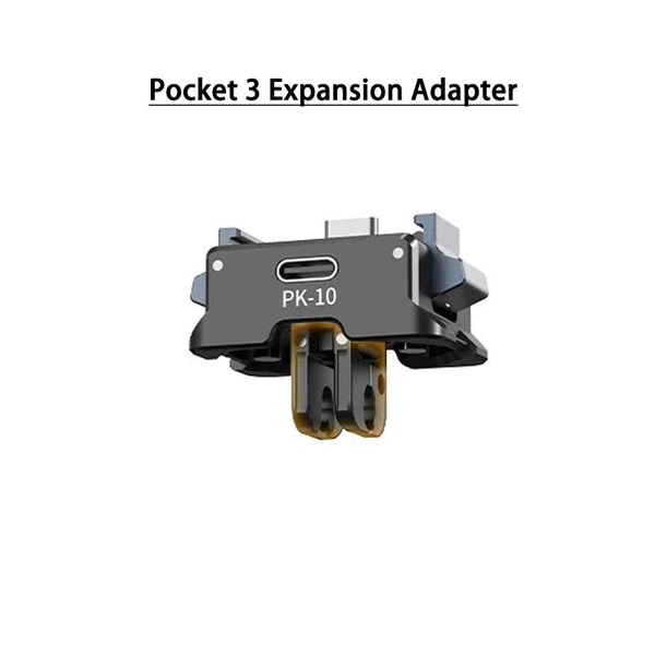 Bộ đế 3 in 1 tích hợp cổng sạc nhanh Ulanzi PK-10 dành cho DJI Osmo Pocket 3 chính hãng