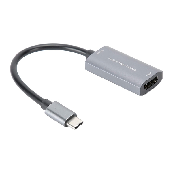 Cap HDMI Video Capture ra cổng Type-C âm dài 10.8cm Model Z29A ghi hình nhanh chóng tiện lợi