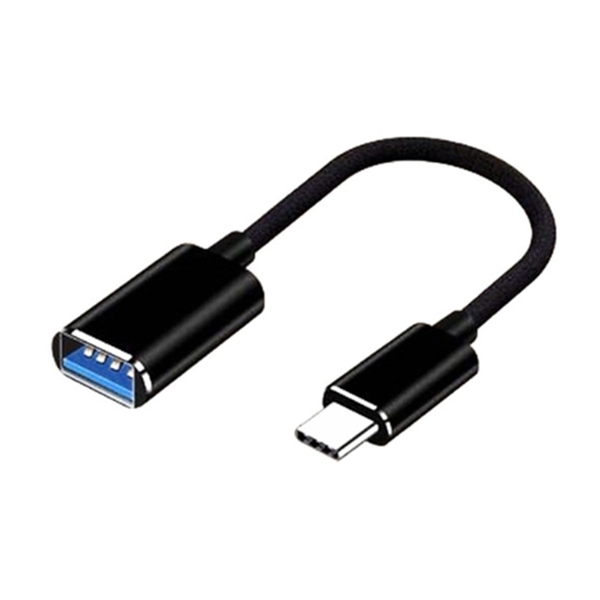 Cáp chuyển OTG từ cổng Type-C to USB 3.0 HL303 dây dù tốc độ đọc nhanh kết nối chuột, bàn phím, tay cầm với điện thoại