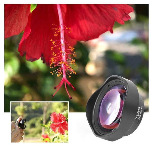 Lens super maco Ulanzi 75mm - Ống kính chụp cận cảnh cho điện thoại